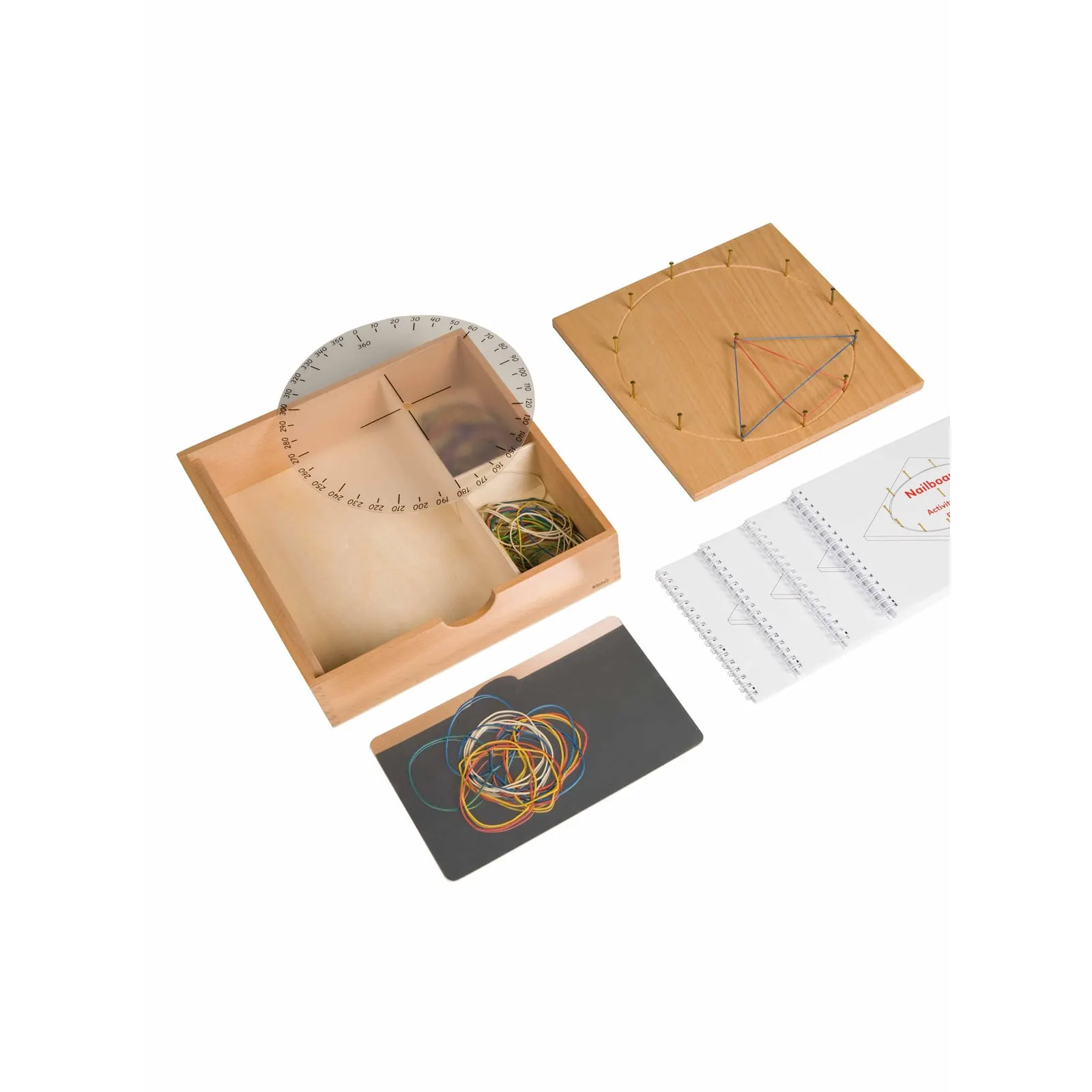 Doska s klincami: skúmanie geometrie - Montessori Material | Faborino
