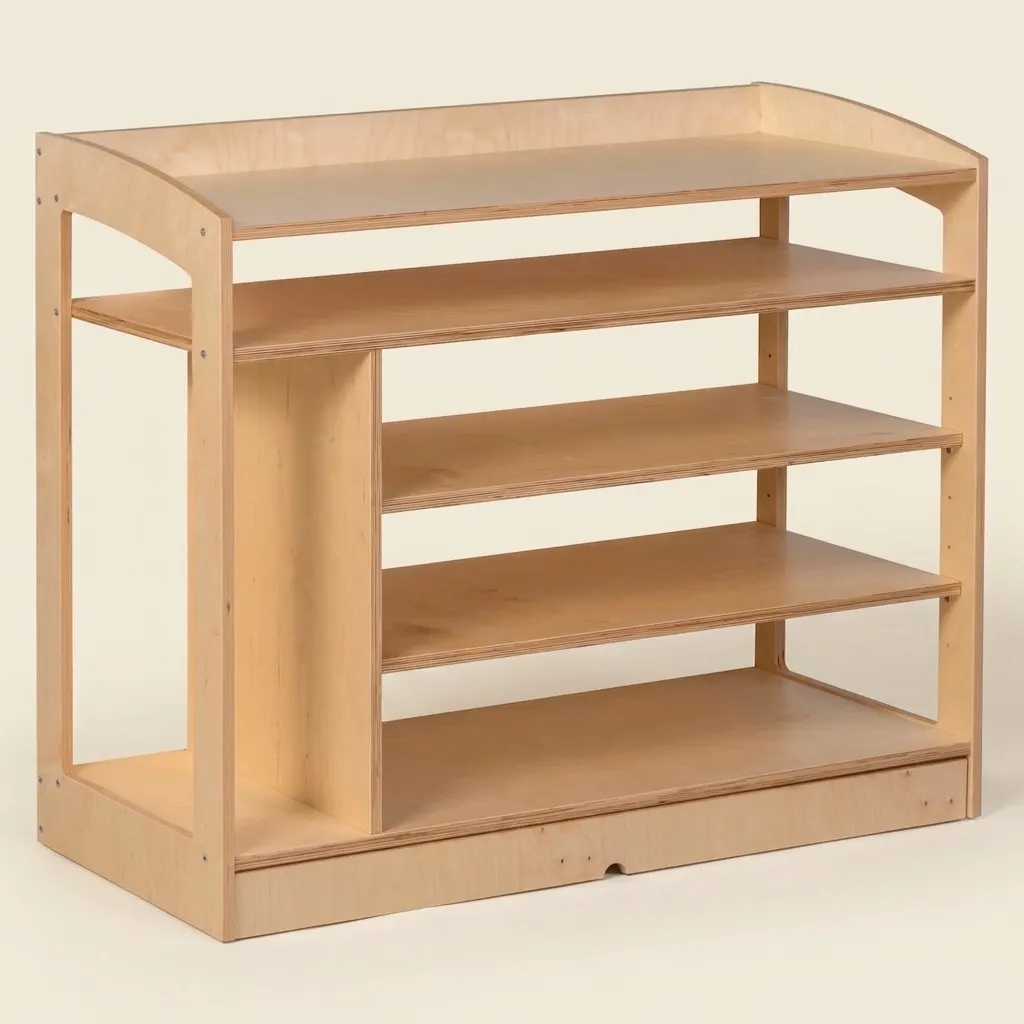 Smyslová skříňka: Otevřená záda (93 cm) - Montessori Material | Faborino