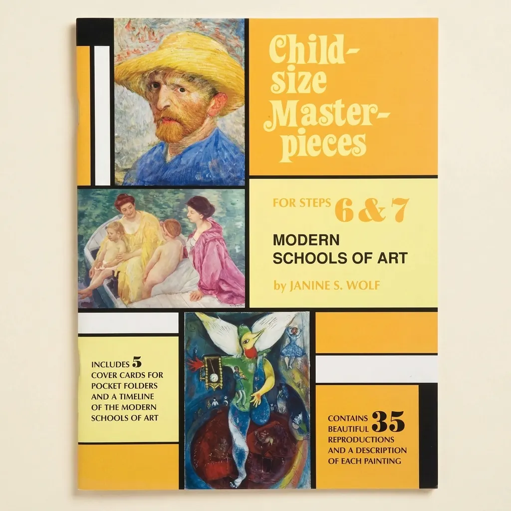 Mistrovská díla v dětské velikosti: Moderní umělecké směry - Montessori Material | Faborino