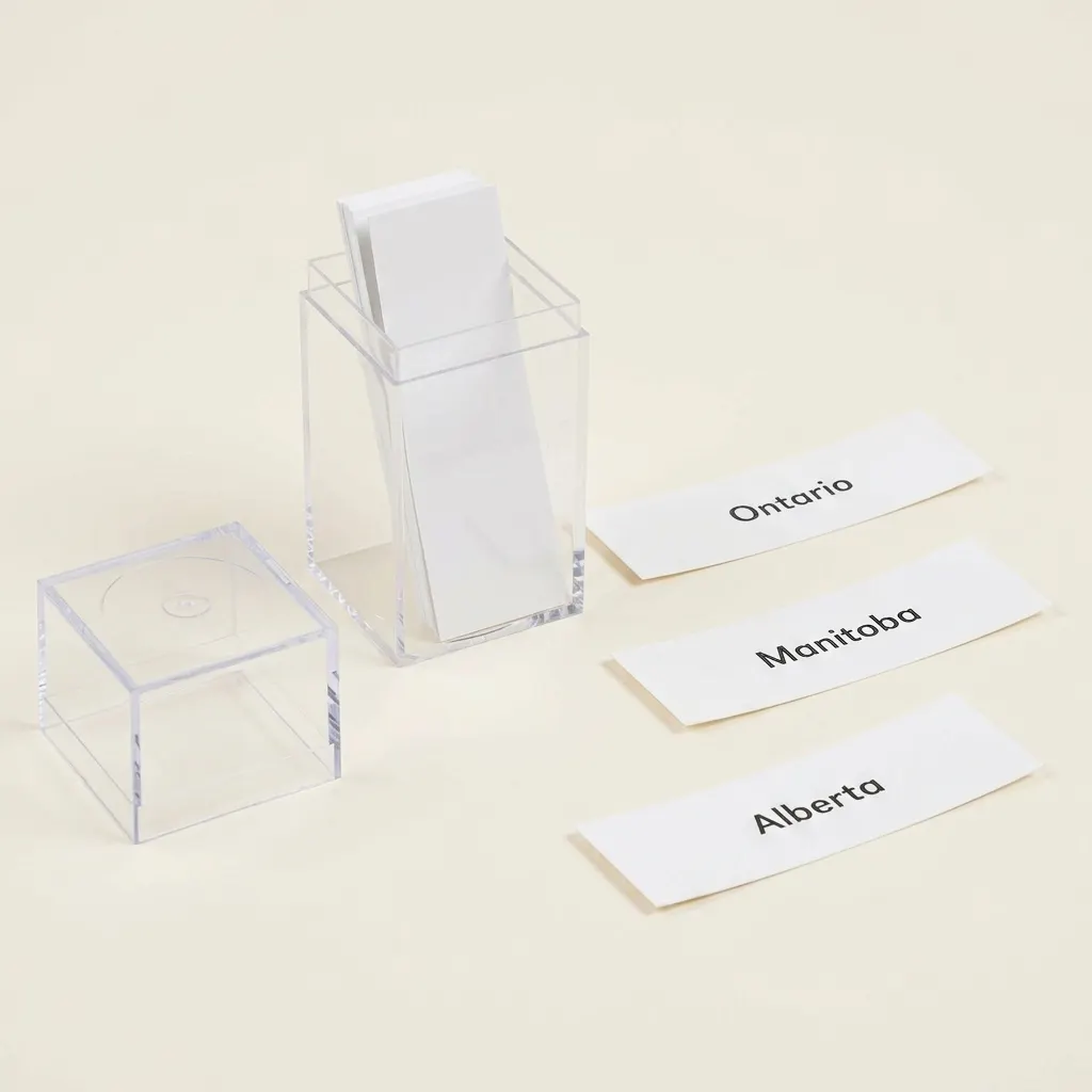Kanada: štítky - Montessori Material | Faborino