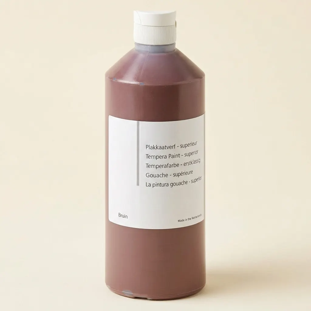 Temperová barva - prémiová: hnědá - Montessori Material | Faborino