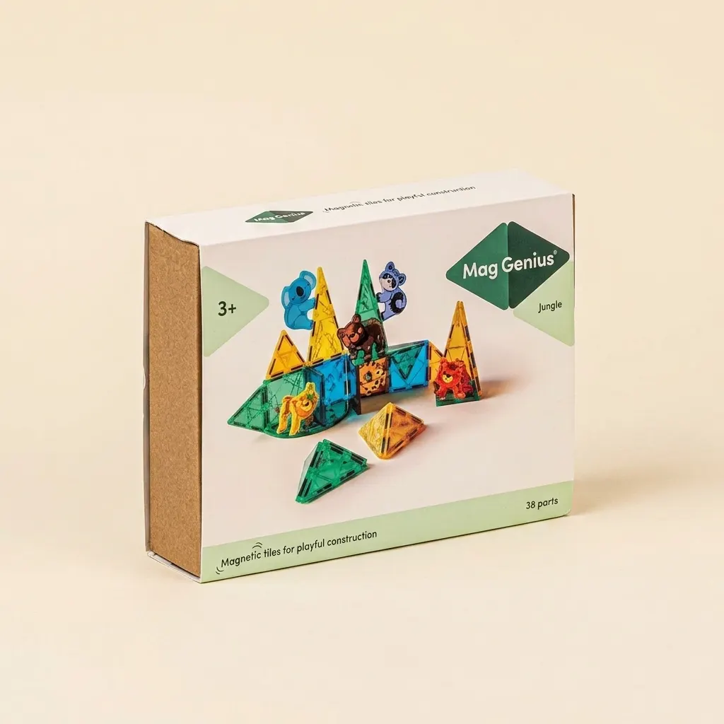 MagGenius Jungle 38-dílný magnetický set
