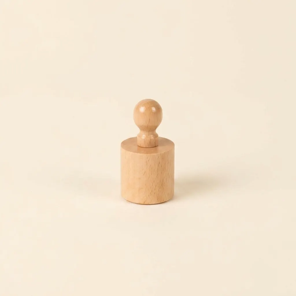 Válec z bloku: 4. jednotlivý válec z bloku č. 1 - Montessori Material | Faborino