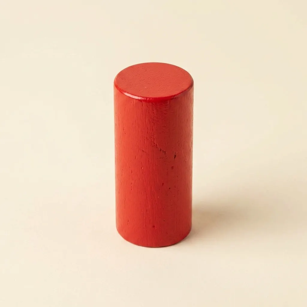 4. červený válec - Montessori Material | Faborino