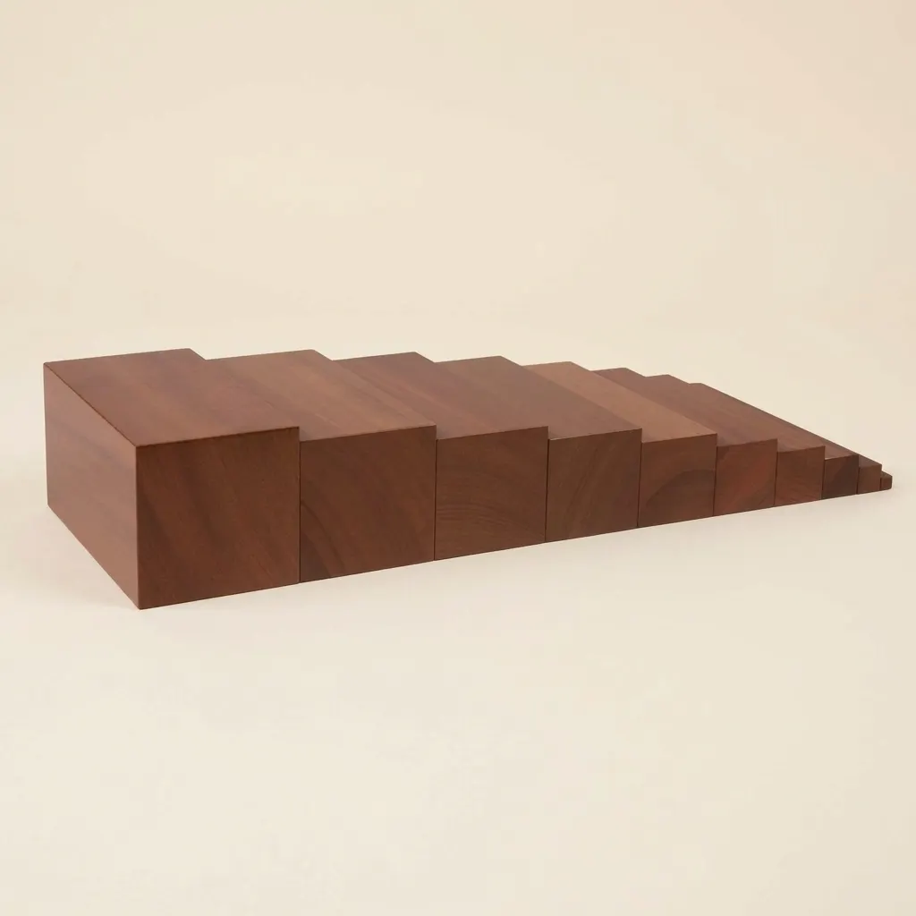 Hnědé schody - Montessori Material | Faborino