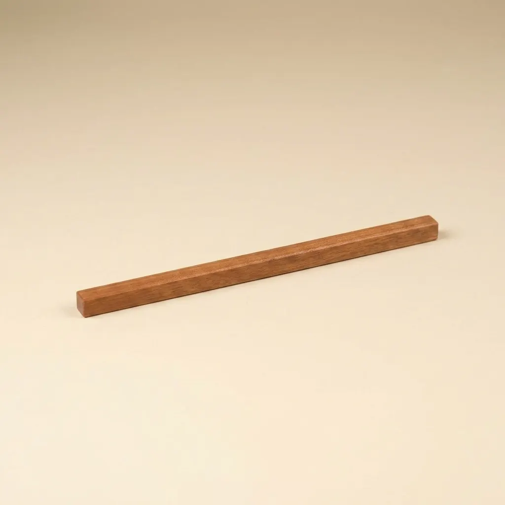Hranol hnědého schodiště: individuální kus 20×1×1cm - Montessori Material | Faborino