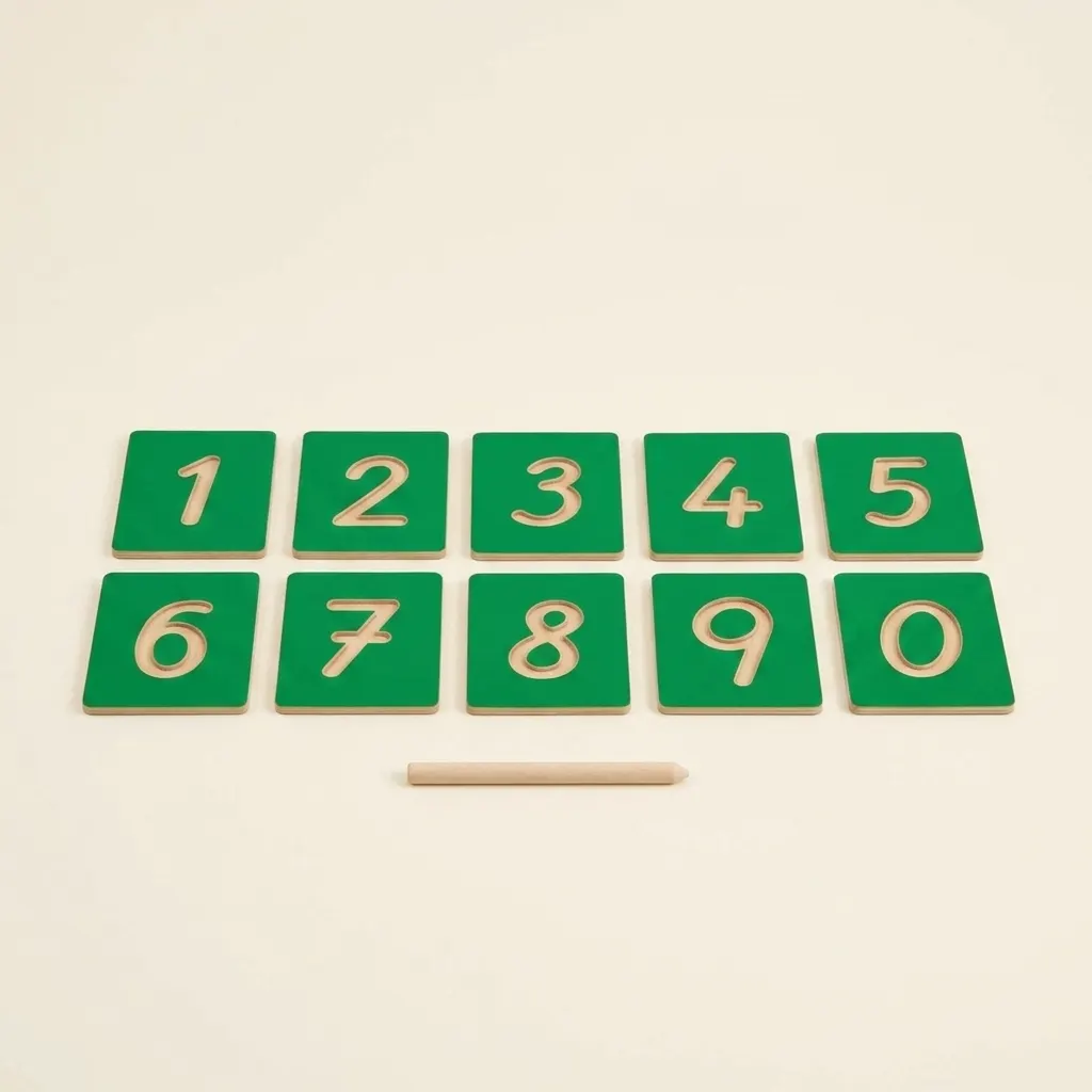 Duté číselné tvary: Mezinárodní verze - Montessori Material | Faborino