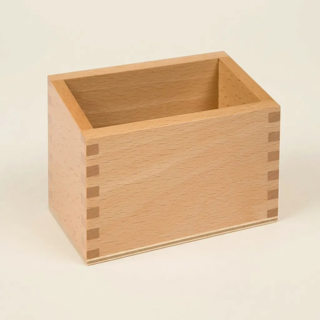Krabice na Číslice ze Smirkového Papíru: Dřevěná - Montessori Material | Faborino