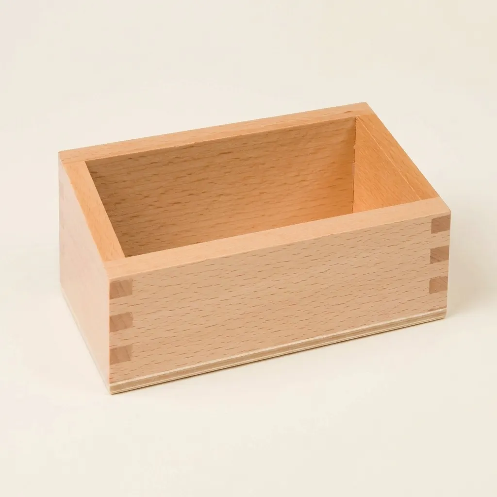 Krabice na vystřižené číslice: dřevěný organizér - Montessori Material | Faborino