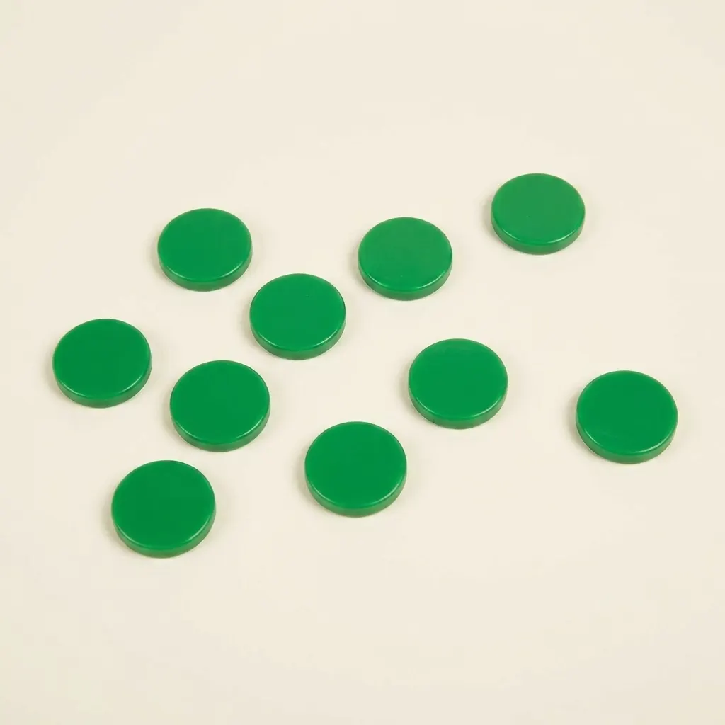 Počítadla zelená (100) - Montessori Material | Faborino