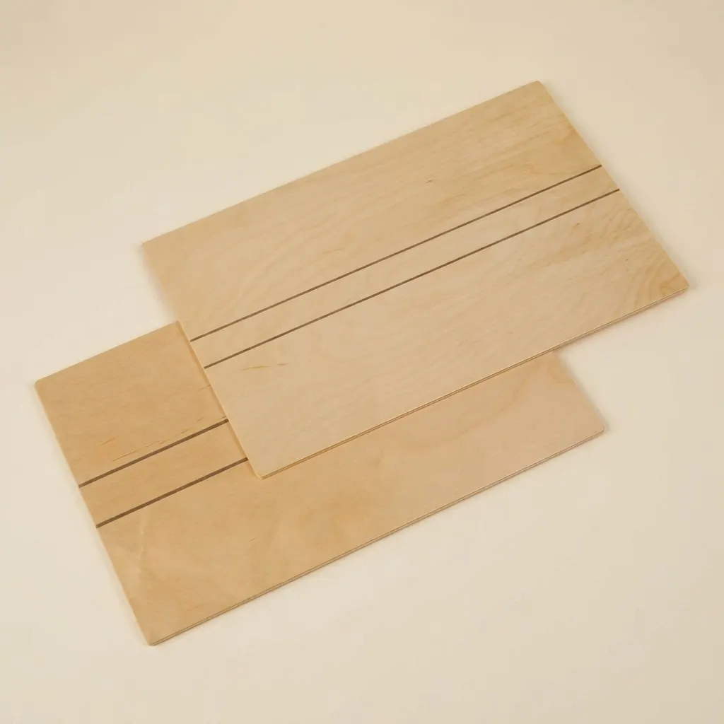 Dřevěné desky: Sada 2 ks - Montessori Material | Faborino