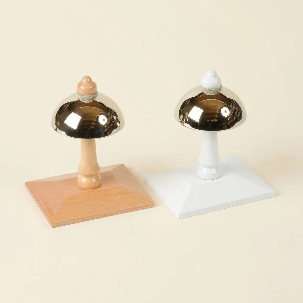 2 zvonky na podstavci: A - Montessori Material | Faborino