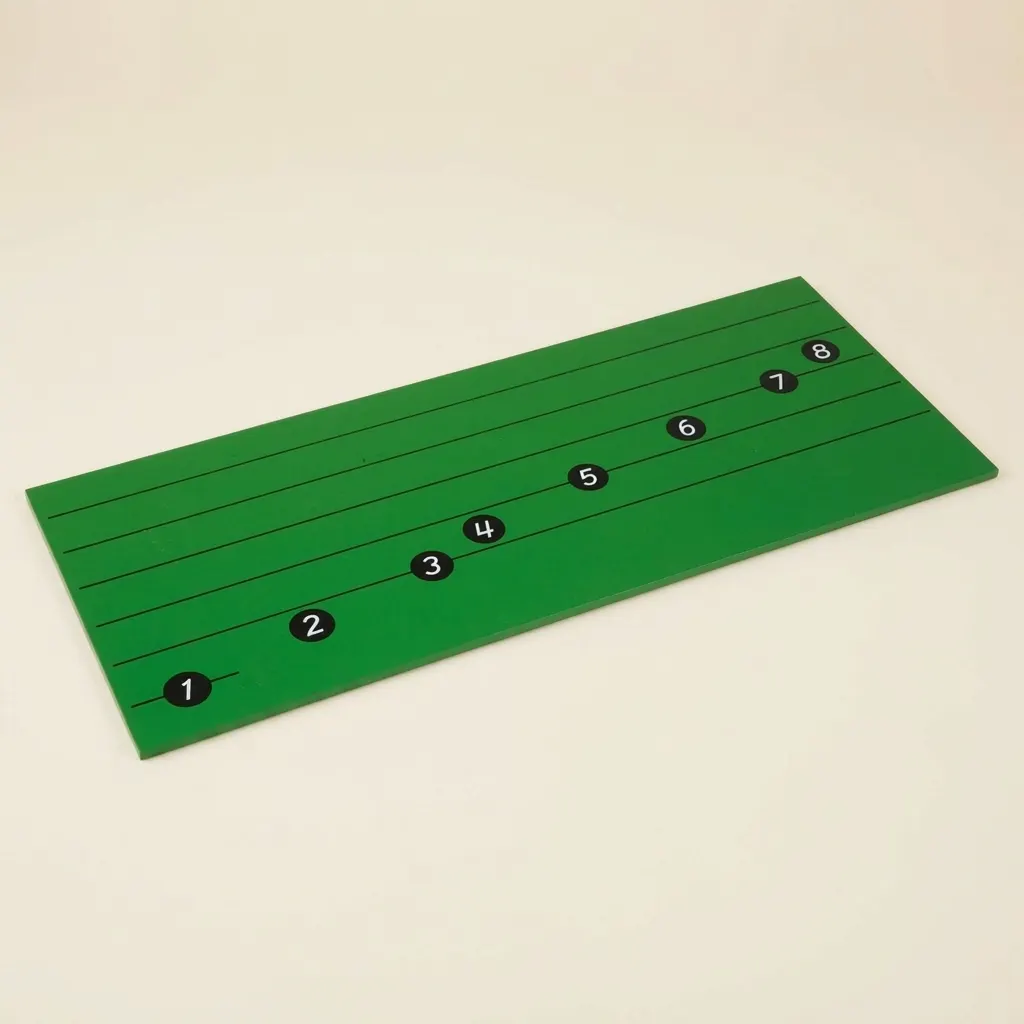 Notová deska ke zvonečkům - Montessori Material | Faborino