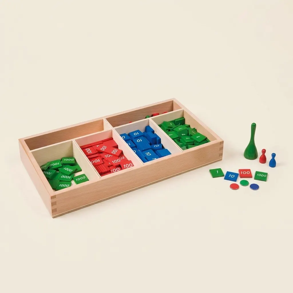 Známková hra: Matematické operace - Montessori Material | Faborino