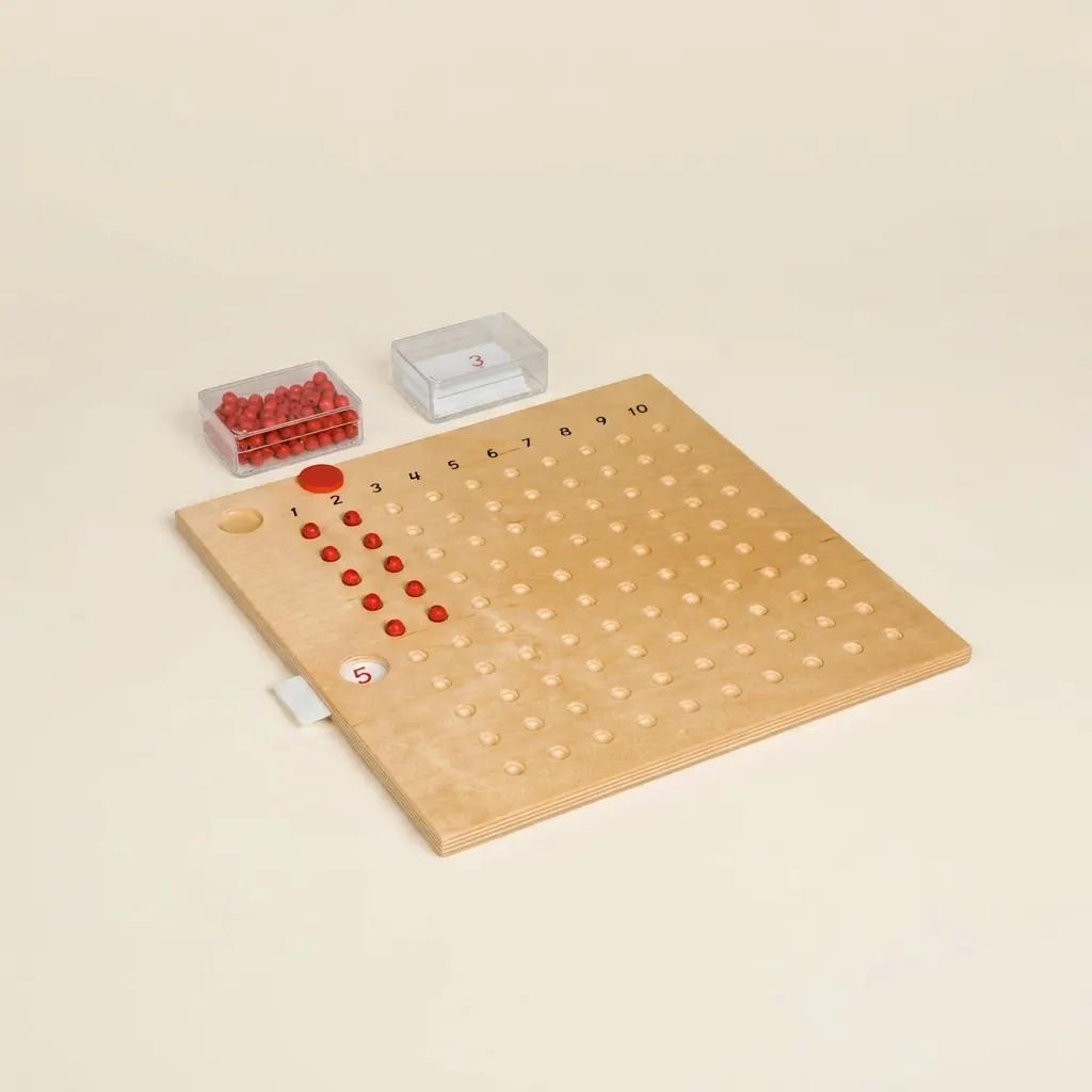 Násobilková deska - Montessori Material | Faborino