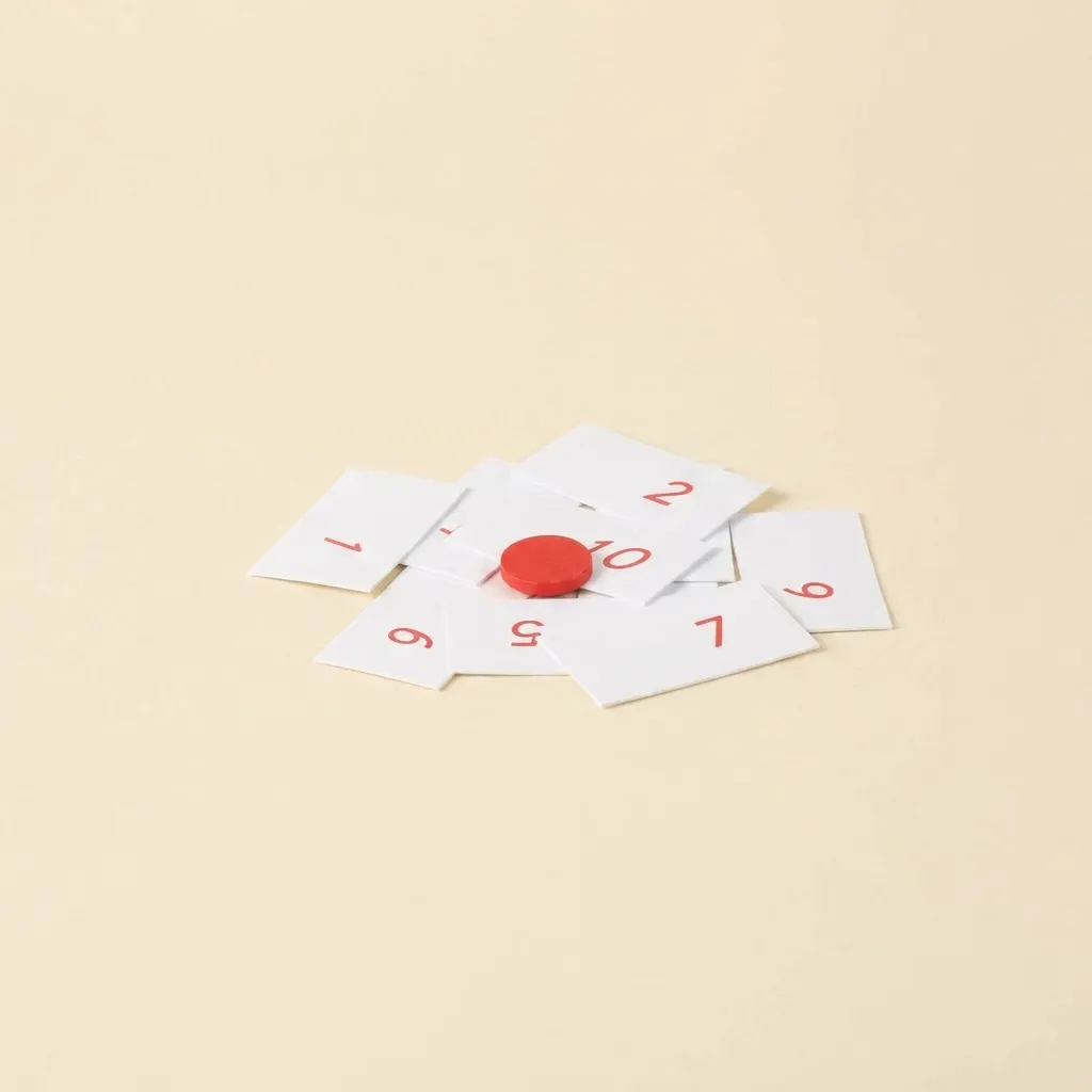 Čísla 1-10 k desce na násobení - Montessori Material | Faborino