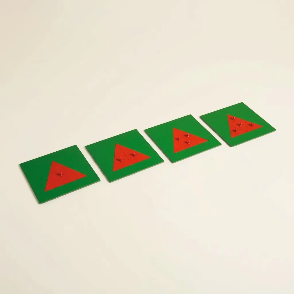 Kovové trojúhelníky - Montessori Material | Faborino