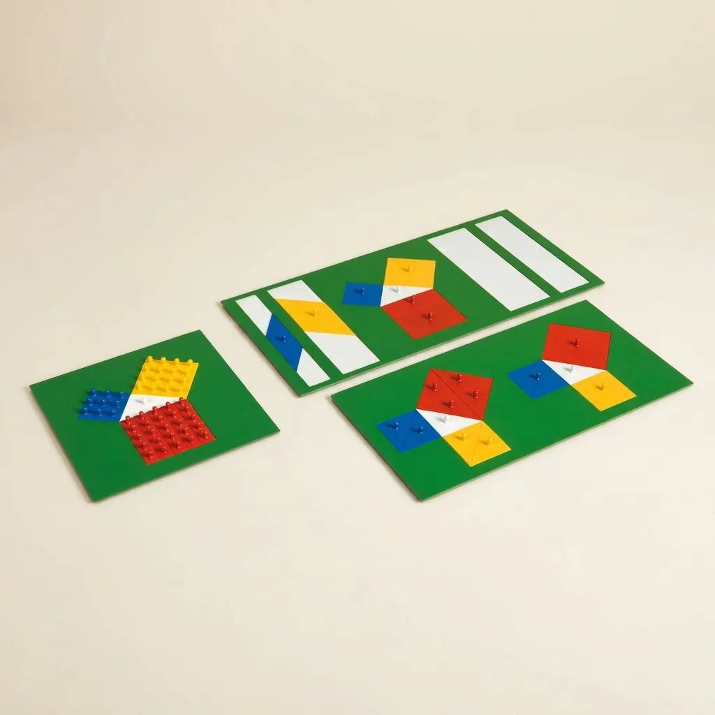 Pythagorova věta - Montessori Material | Faborino