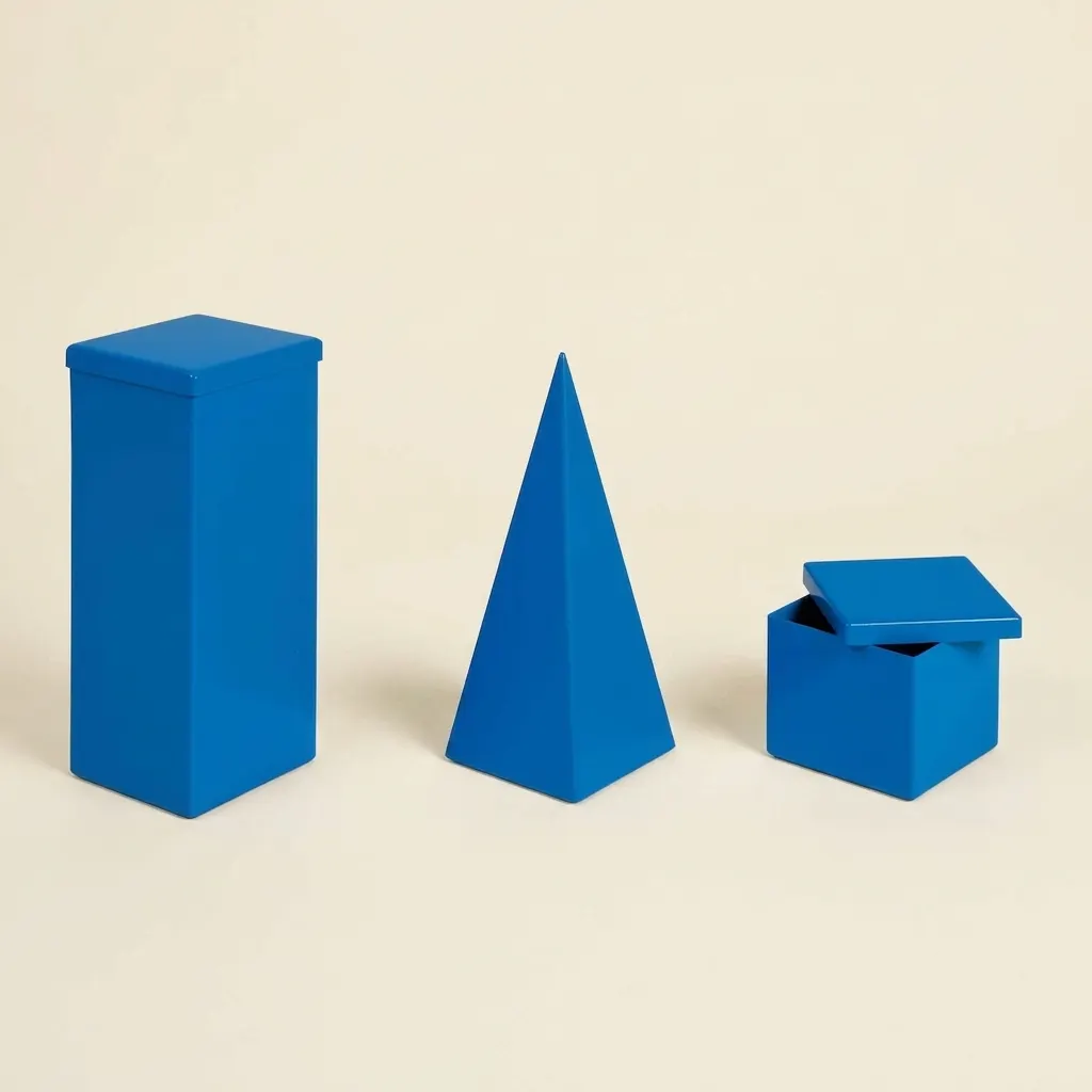 Kovové objemové nádoby - Montessori Material | Faborino