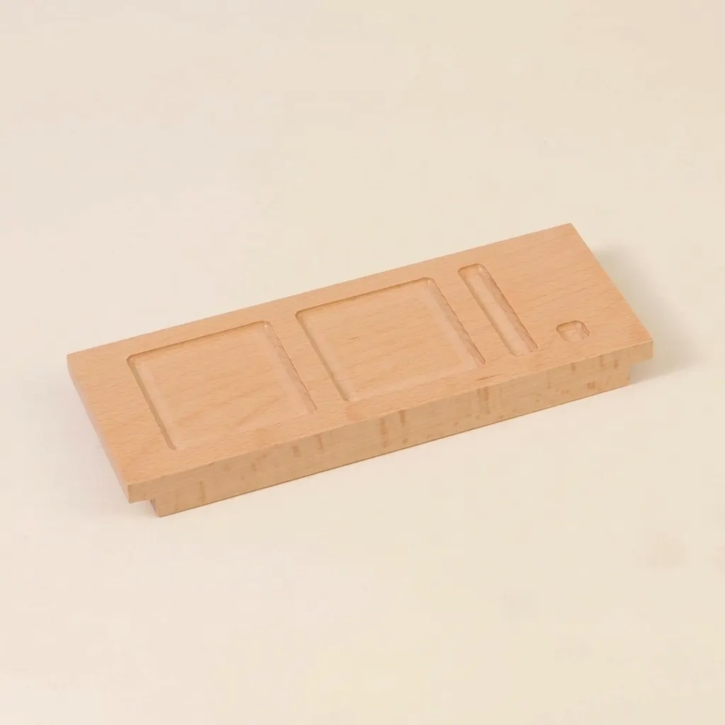 Hierarchie čísel: podnos na malé dílky - Montessori Material | Faborino