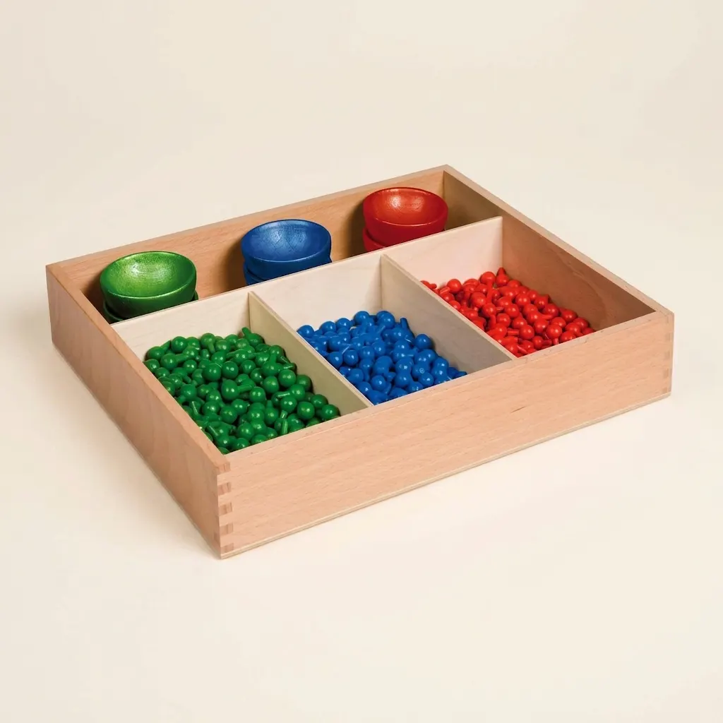 Kolíky pro algebraickou kolíkovou tabuli - Montessori Material | Faborino