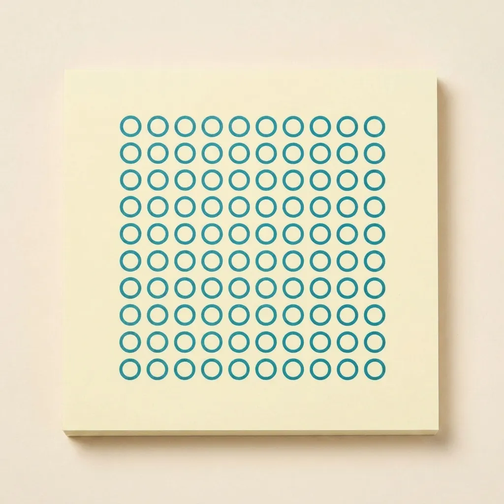 List se 100 kruhy - Montessori Material | Faborino