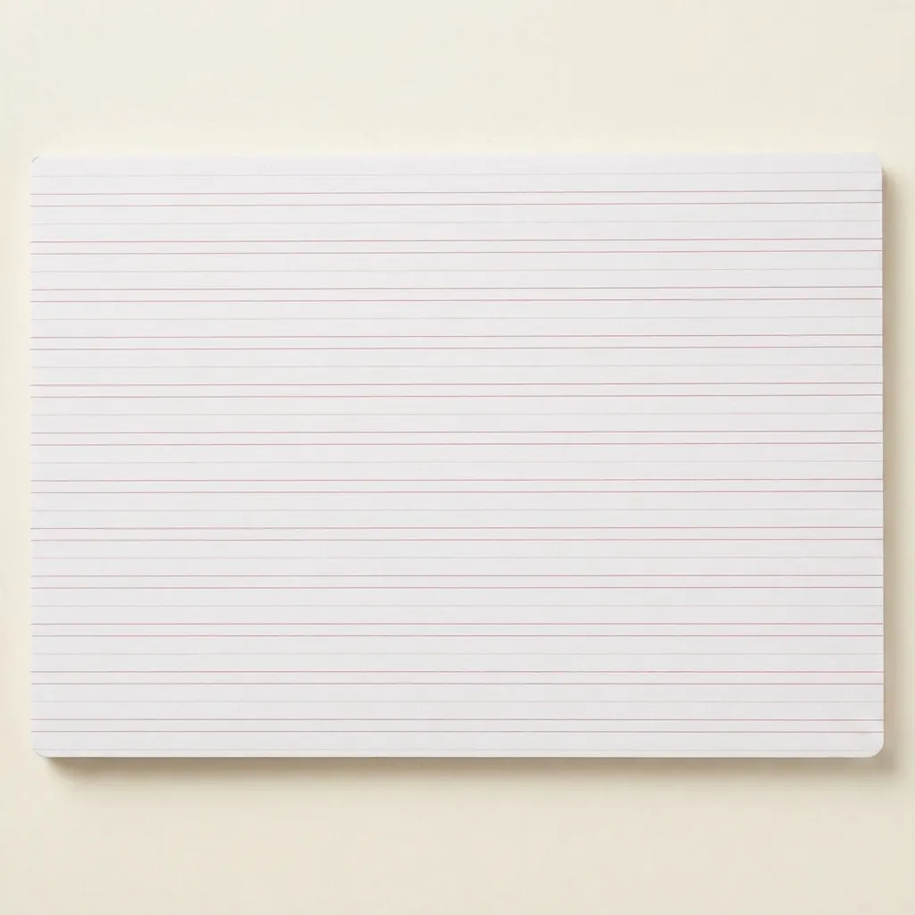 Dvoulinkový papír: Úzké linky (250) - Montessori Material | Faborino