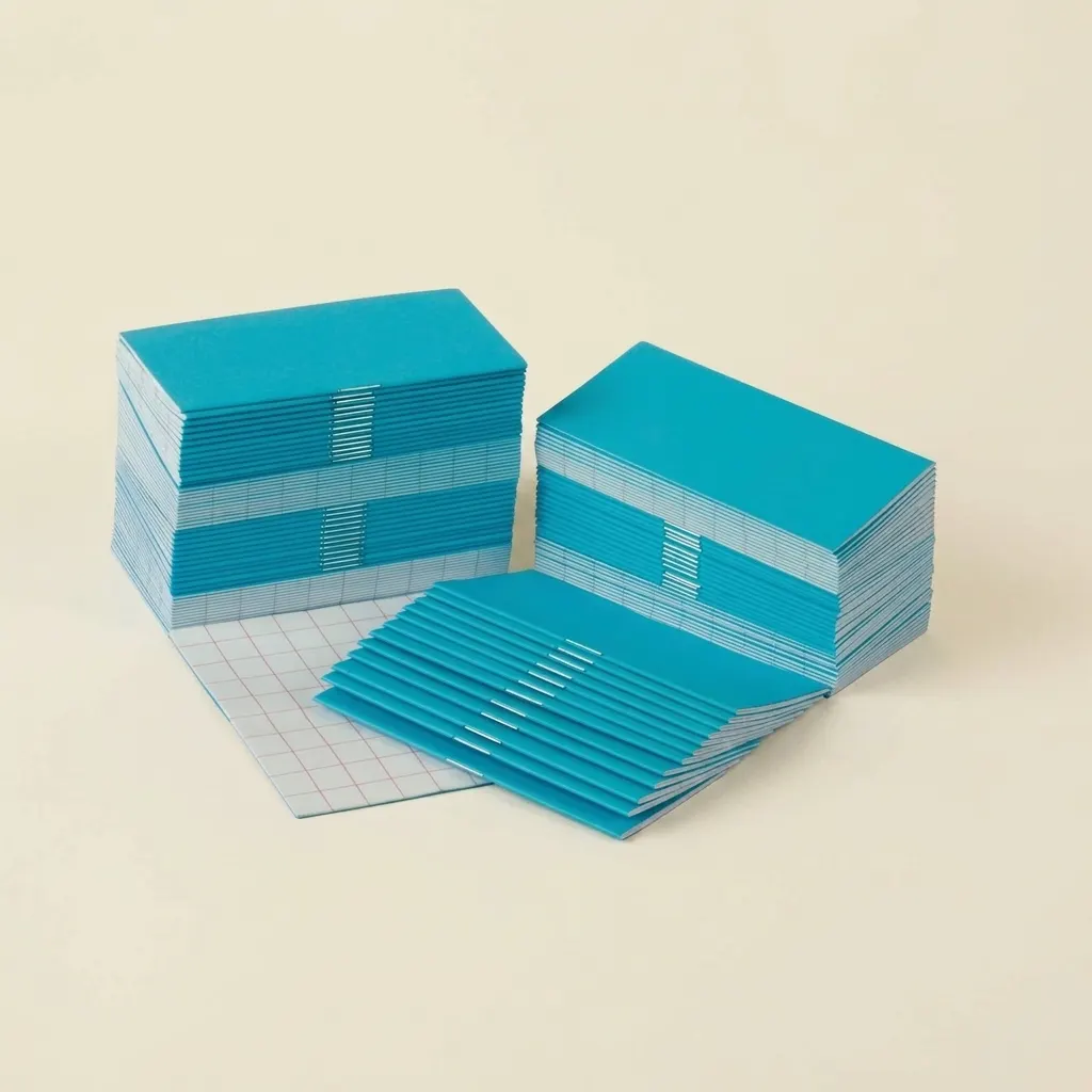 Aritmetické sešity: modré: malé (100 ks) - Montessori Material | Faborino