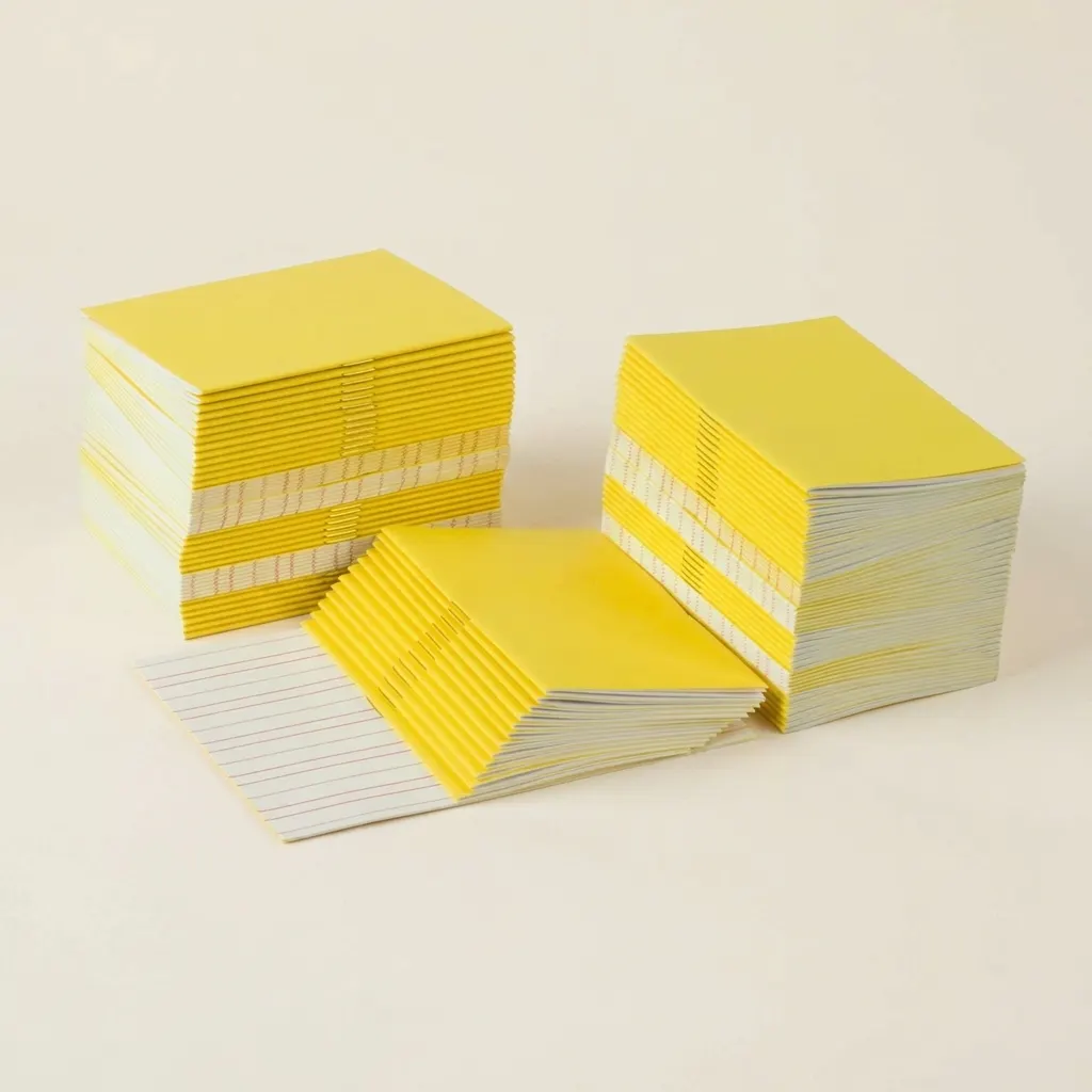 Psací sešity: Žluté - Malé (100) - Montessori Material | Faborino