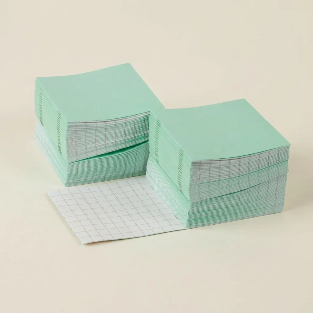 Aritmetické sešity: zelené: velké (100 ks) - Montessori Material | Faborino