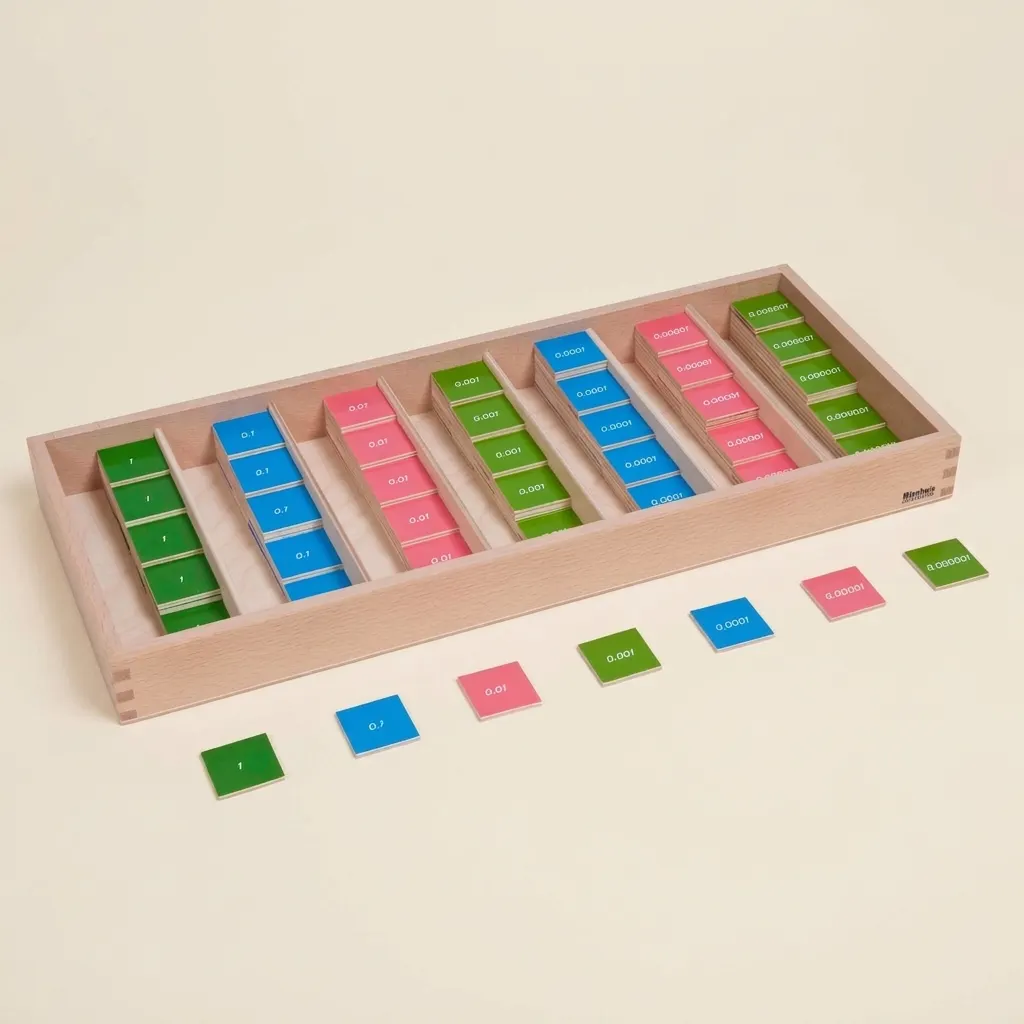 Desiatková známková hra - Montessori Material | Faborino