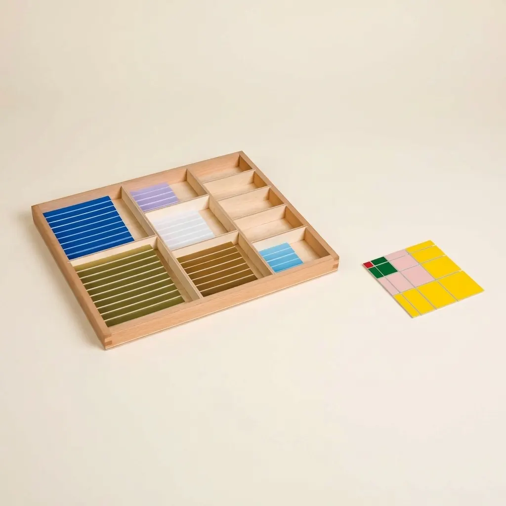 Senzorický dekanomiál - Montessori Material | Faborino