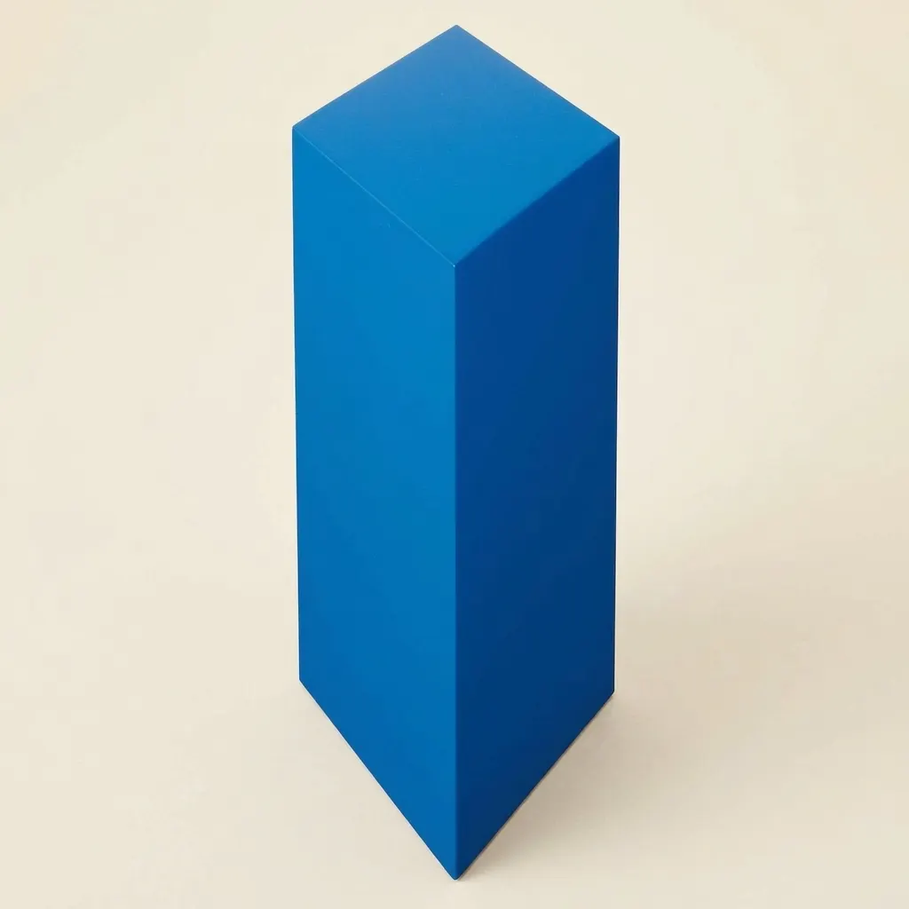 Kosoštvorcový hranol: komplexný 3D geometrický tvar - Montessori Material | Faborino