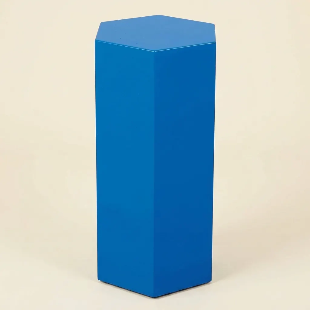 Šesťuholníkový hranol: geometrické teleso na skúmanie tvarov - Montessori Material | Faborino