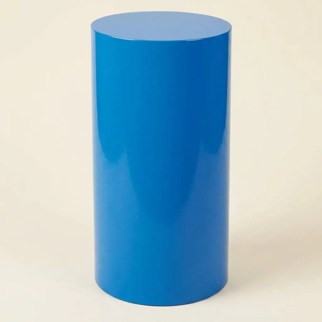 Modrý valec: veľké geometrické teleso na hmatové učenie - Montessori Material | Faborino