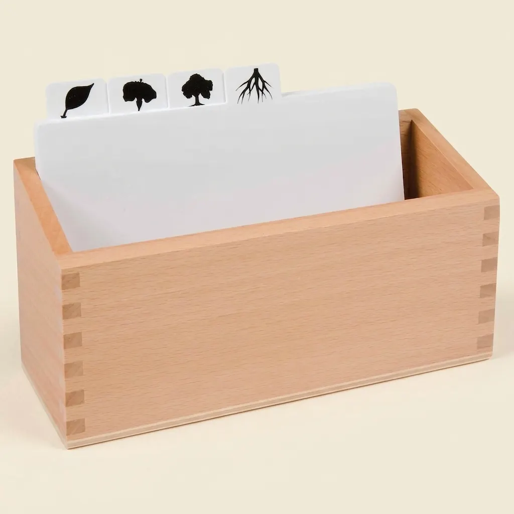 Box s botanickými šablónami: kopírovacie predlohy pre puzzle - Montessori Material | Faborino