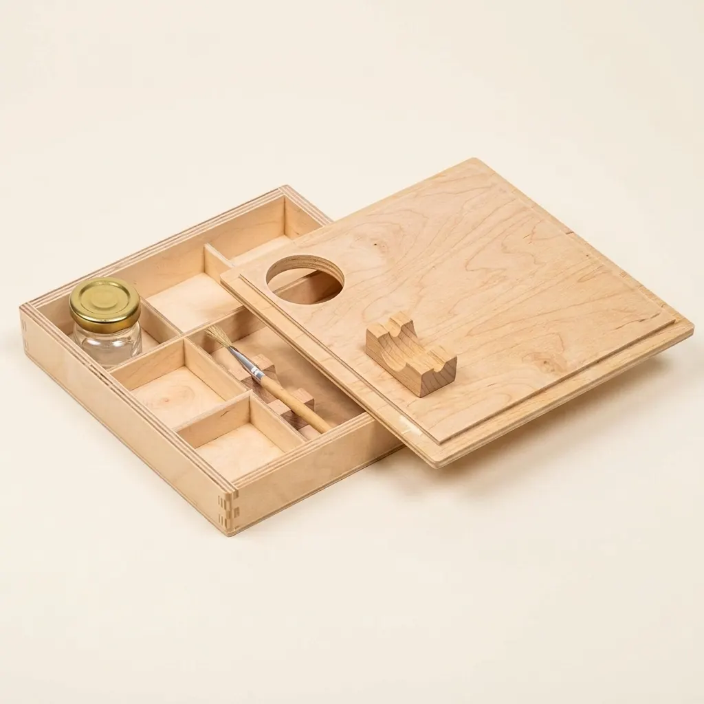 Box na lepenie a paste: Jemná motorika praktického života - Montessori Material | Faborino