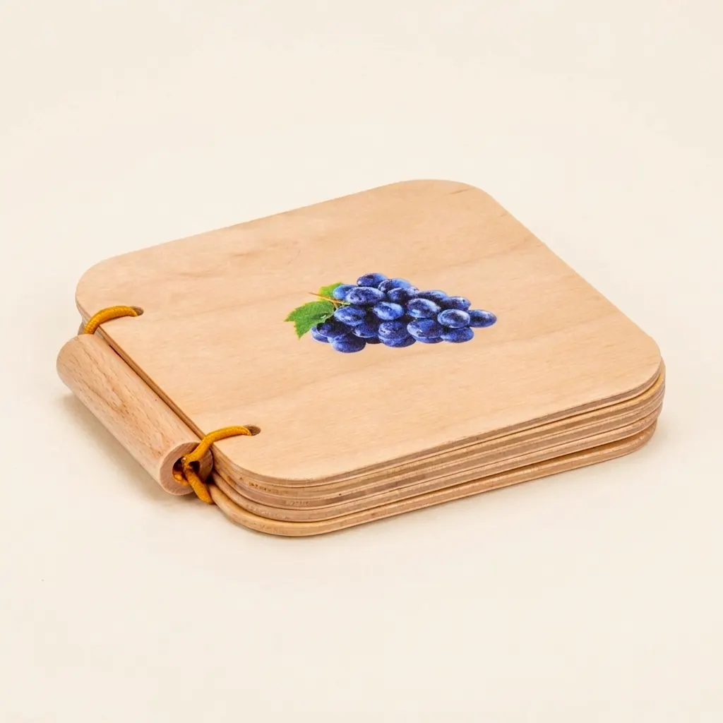 Moja prvá kniha: Ovocie - Montessori Material | Faborino