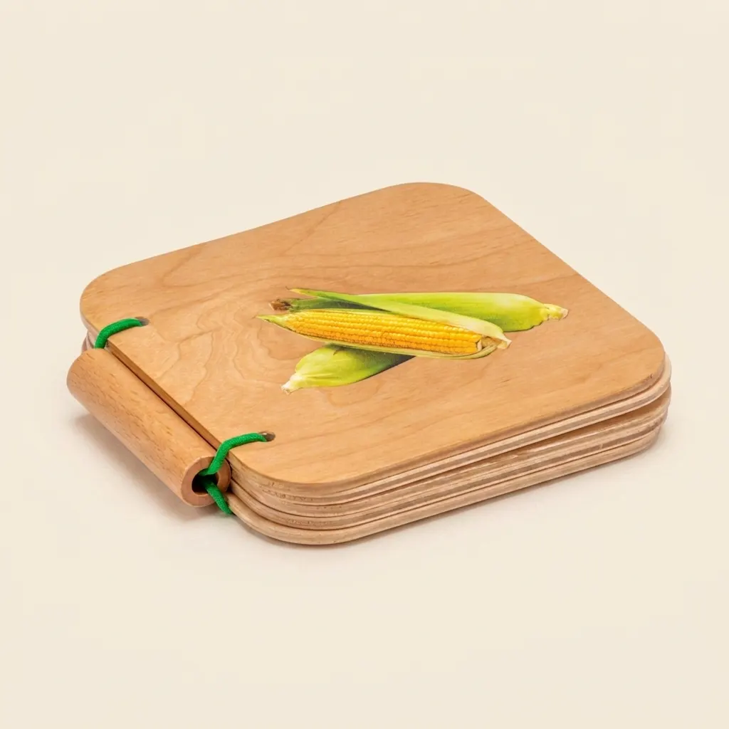 Moja prvá kniha: Zelenina - Montessori Material | Faborino