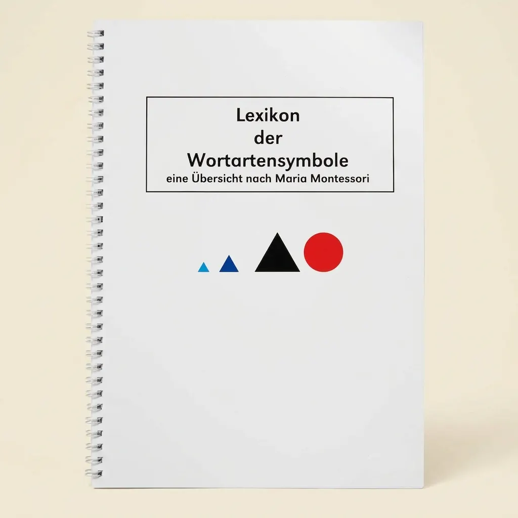 Lexikon gramatických symbolů: kompletní průvodce (německy) - Montessori Material | Faborino