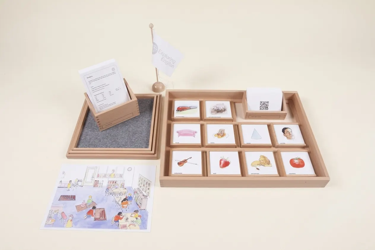 Objevujeme angličtinu: Školka 3: 6 - Montessori Material | Faborino