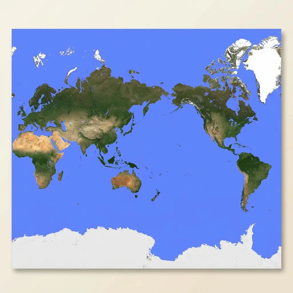 Velká mapa světa - Montessori Material | Faborino
