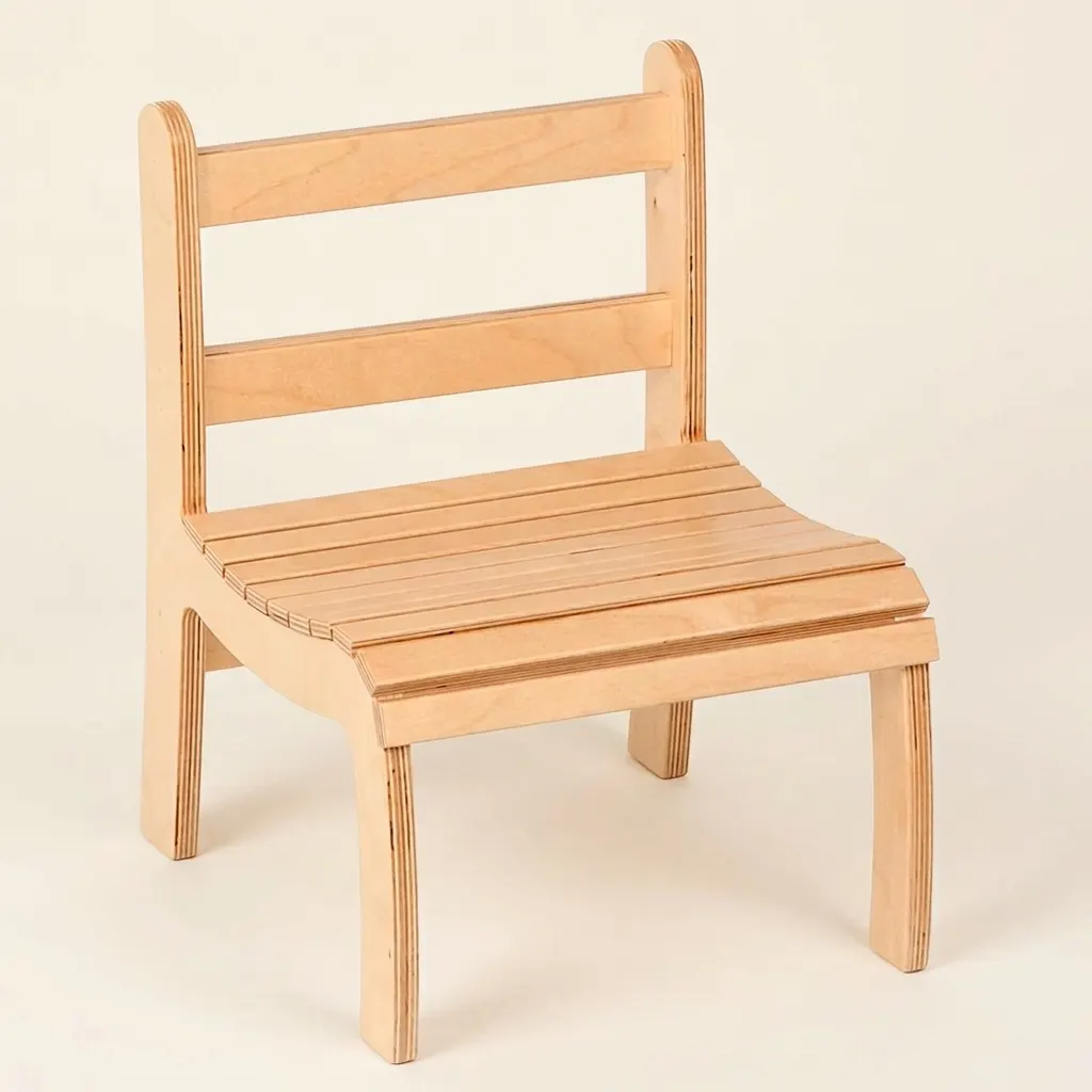 Laťková stolička: Vysoká (17,5 cm) - Montessori Material | Faborino