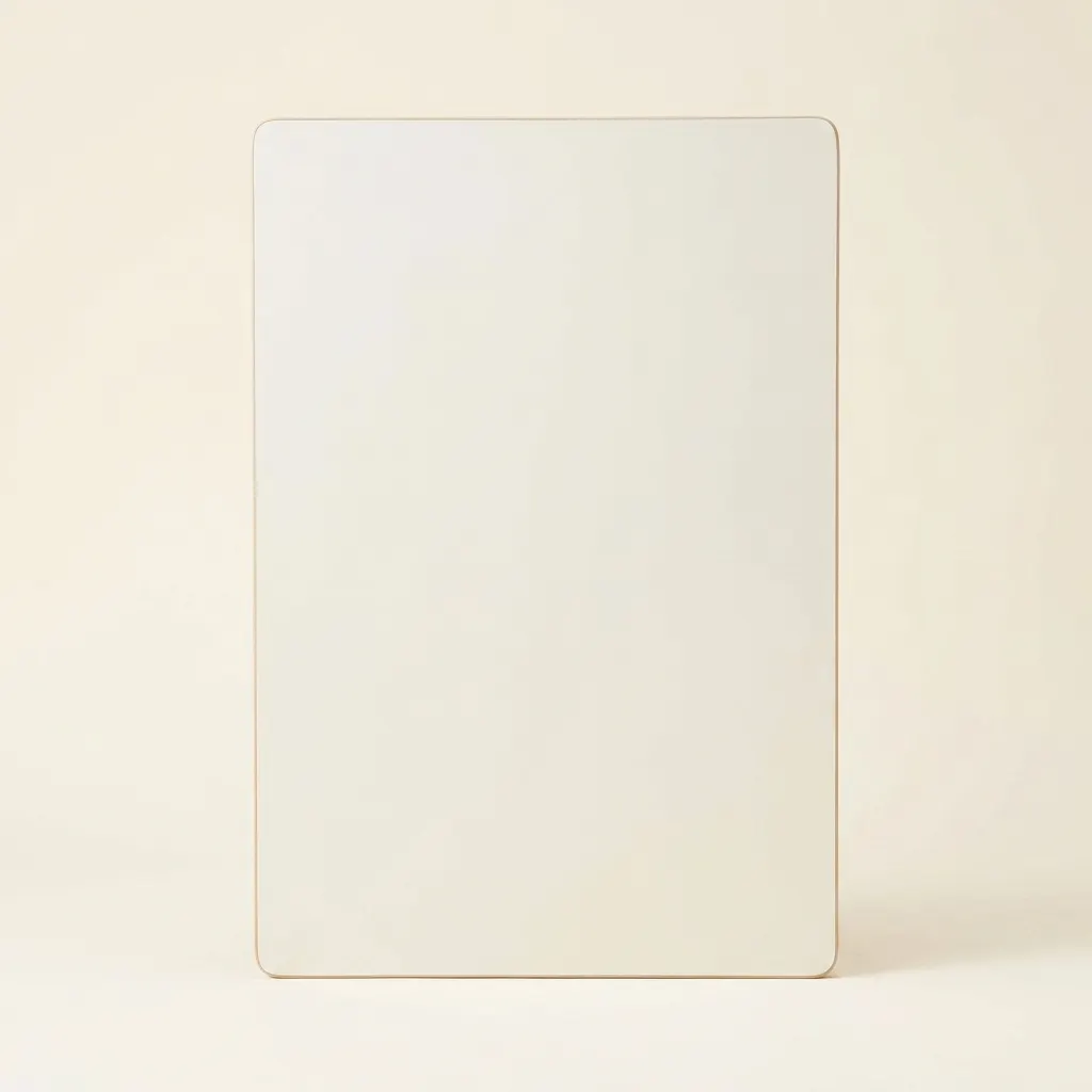 Obdĺžniková doska stola: Mliečne biela - 118 × 64 × 2 cm - Montessori Material | Faborino