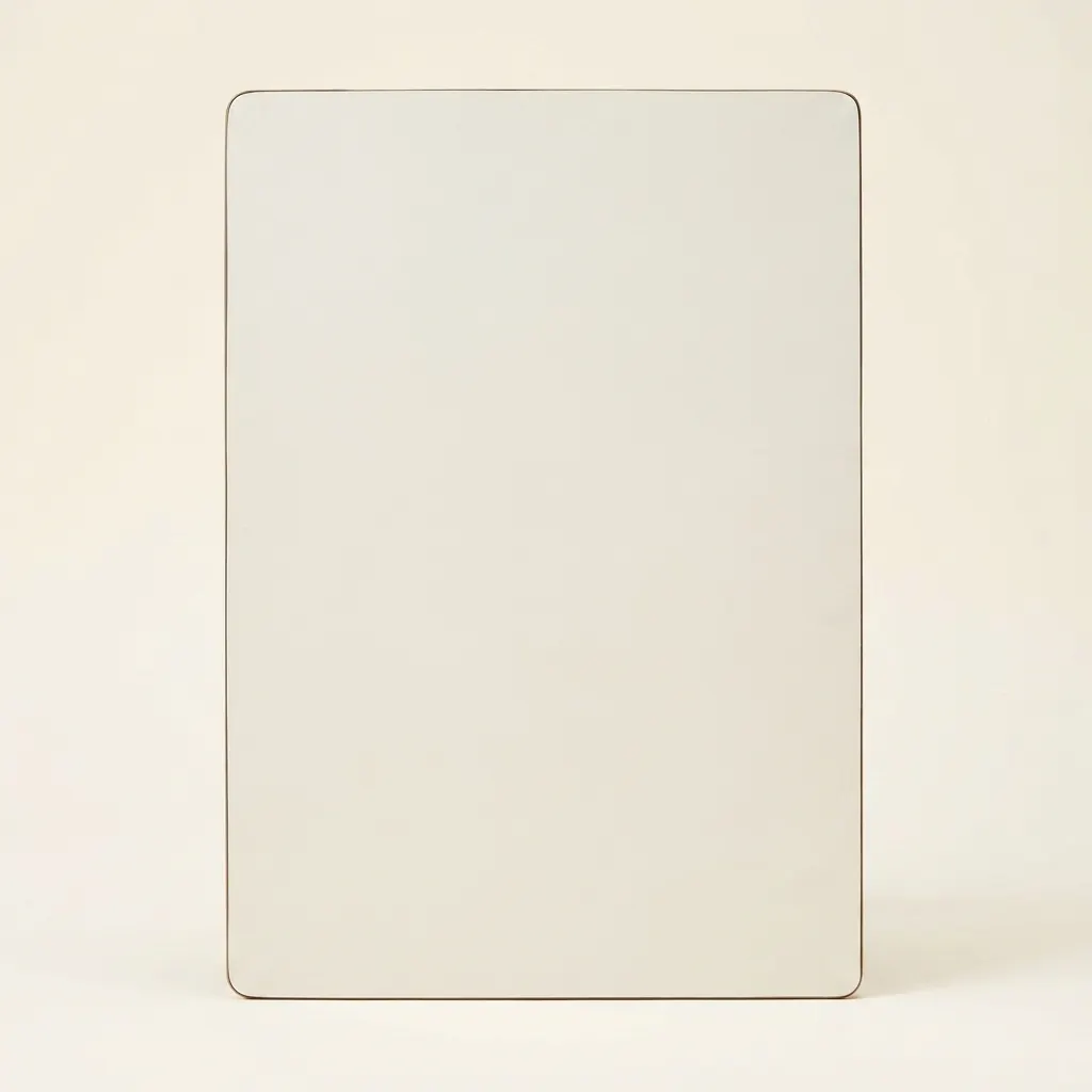 Obdĺžniková doska stola: Mliečne biela - 70 × 50 × 2 cm - Montessori Material | Faborino