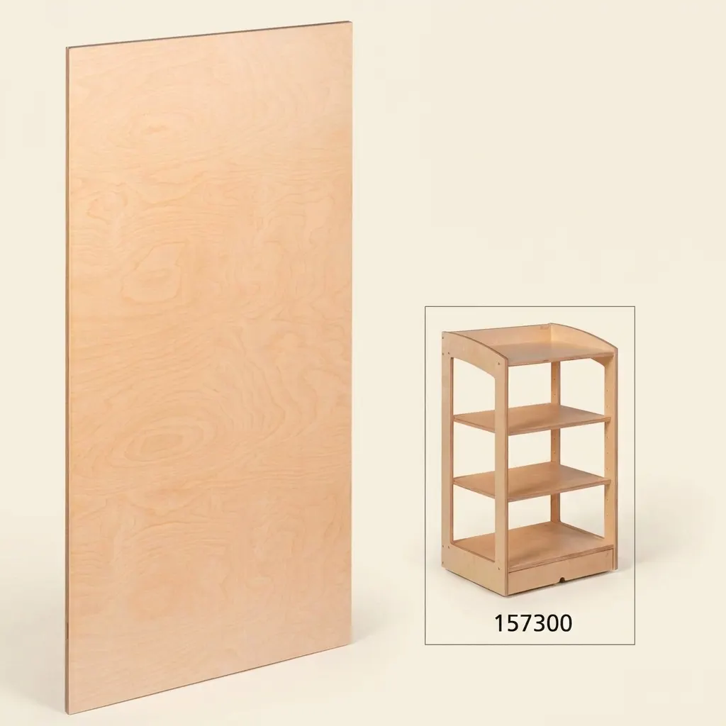 Skříňka geometrie/biologie: Zadní panel (93 cm) - Montessori Material | Faborino