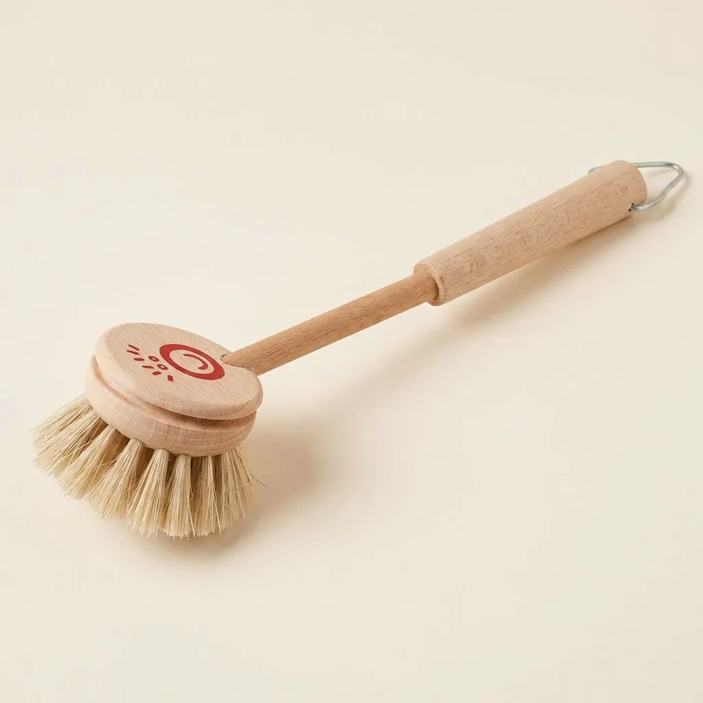 Kartáč na mytí nádobí: dřevěný - Montessori Material | Faborino