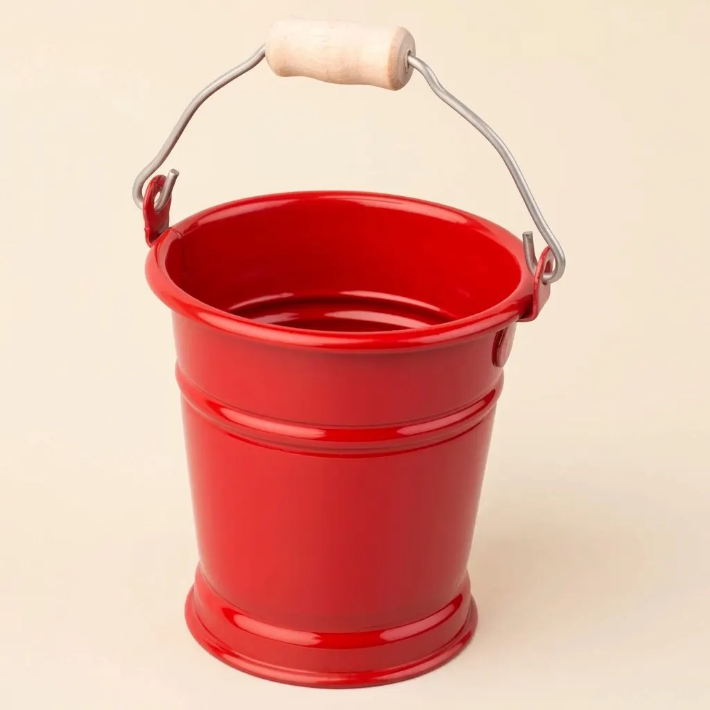 Mini kbelík: červený - Montessori Material | Faborino