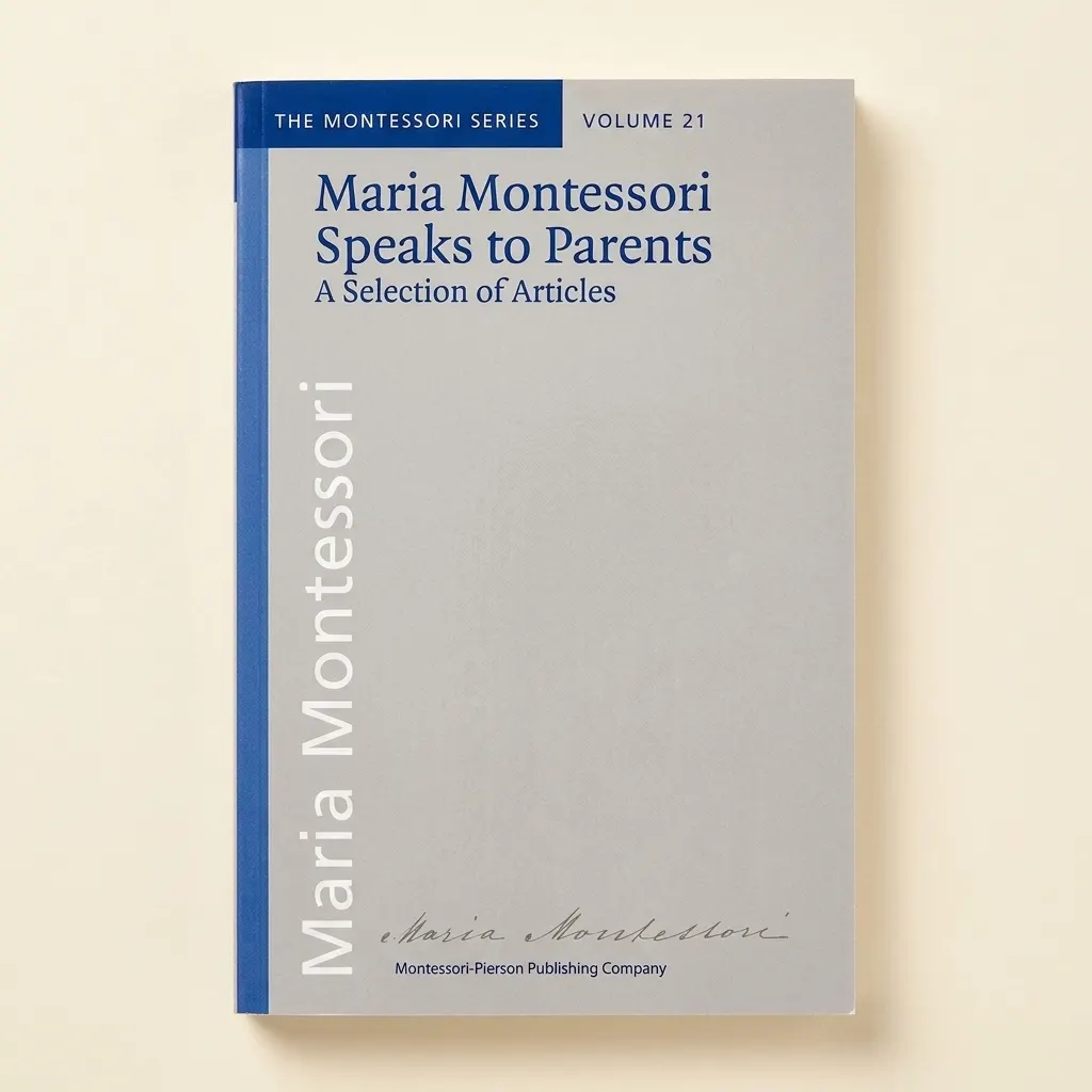 Maria Montessori mluví k rodičům - Montessori Material | Faborino