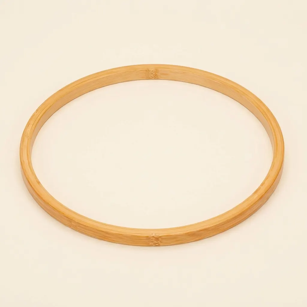 Hula Hoop: přírodní dřevo (30 cm) - Montessori Material | Faborino
